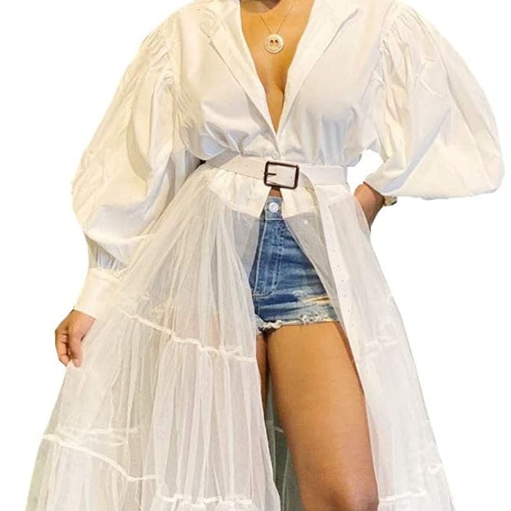 Boutique maxi shirt